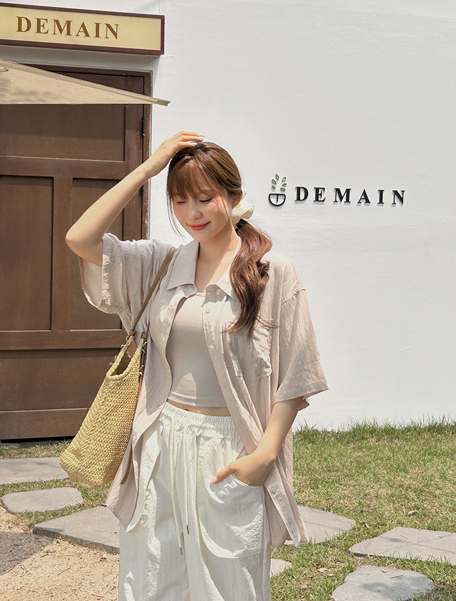 [EVELLET]デュメティルーズフィットポケット半袖シャツ