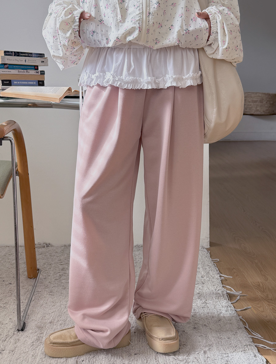 デュエブ・ジュリーピンタックトレーニングパンツ