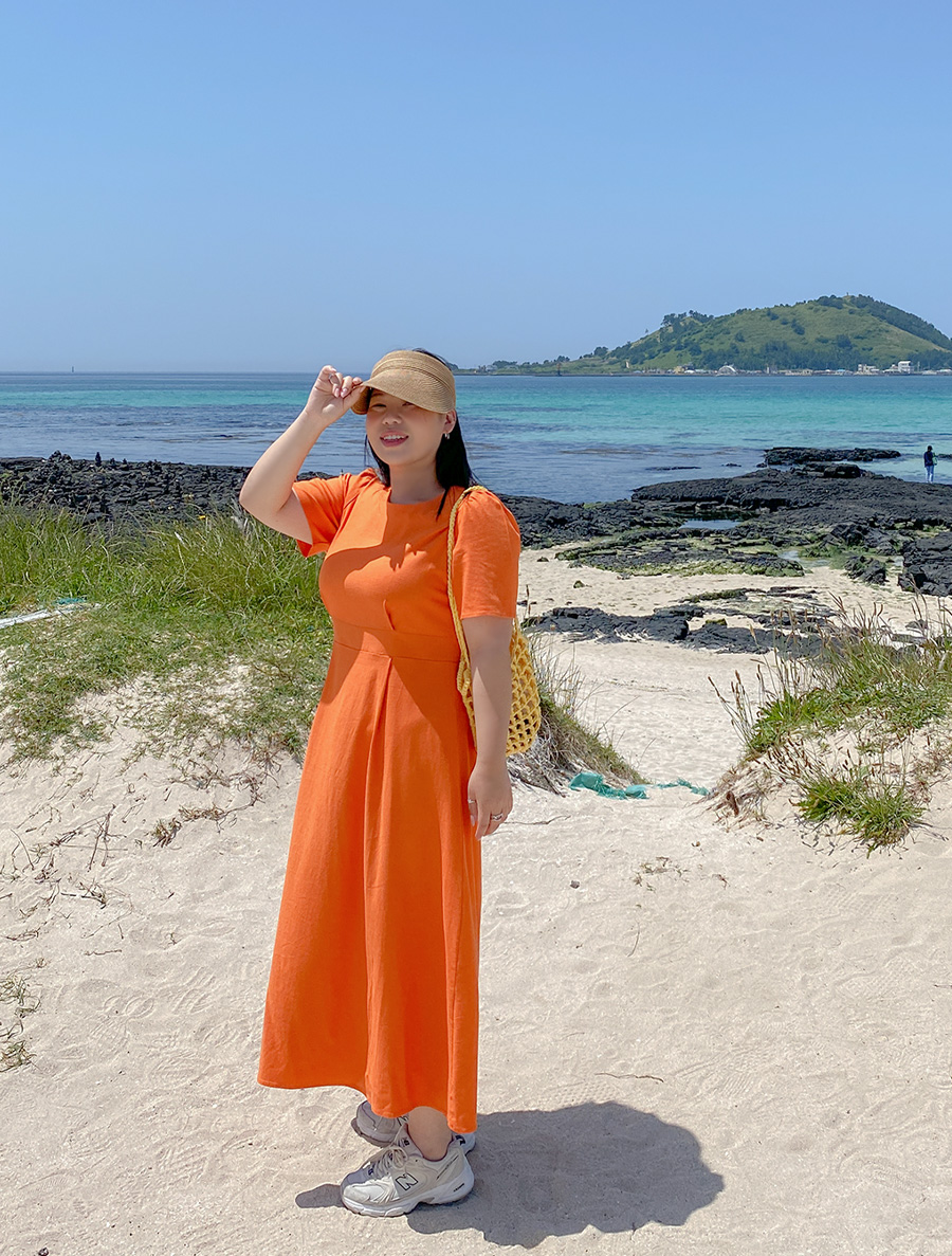 [EVELLET]ラヘンディフレアロングワンピース