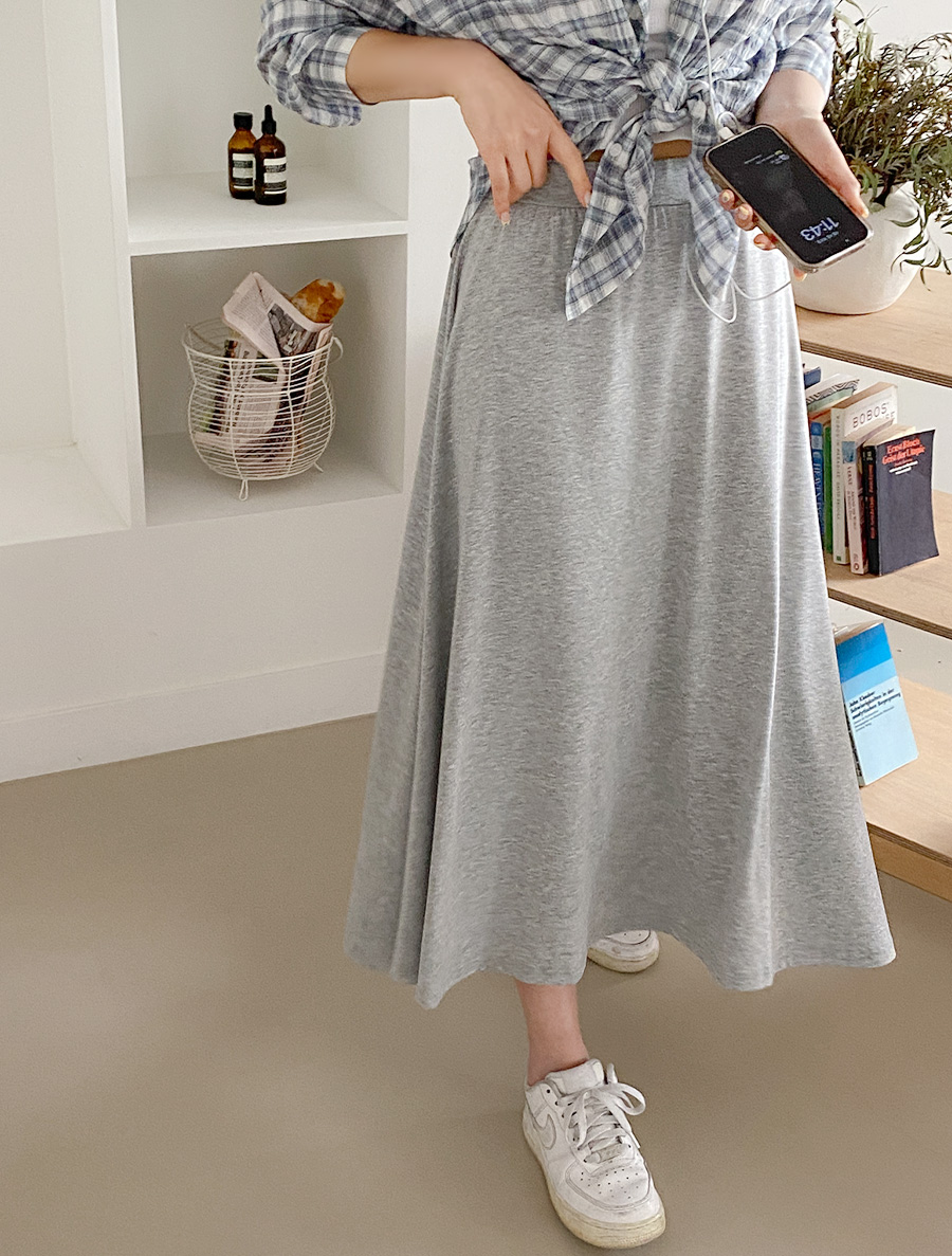 [EVELLET]ラドスフレアロングスカート