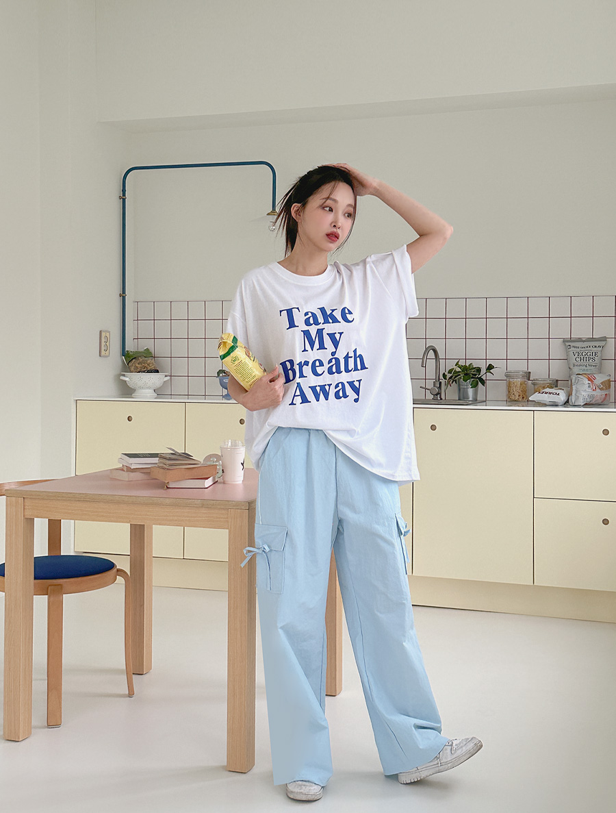 [EVELLET]ハンツエンプリンティングティーシャツ