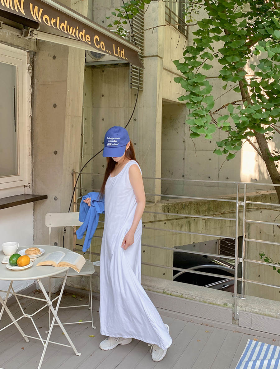 [EVELLET]フリースラヴロングワンピース