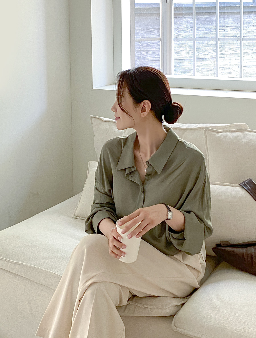 [EVELLET]ケネアンリネンベーシックシャツ