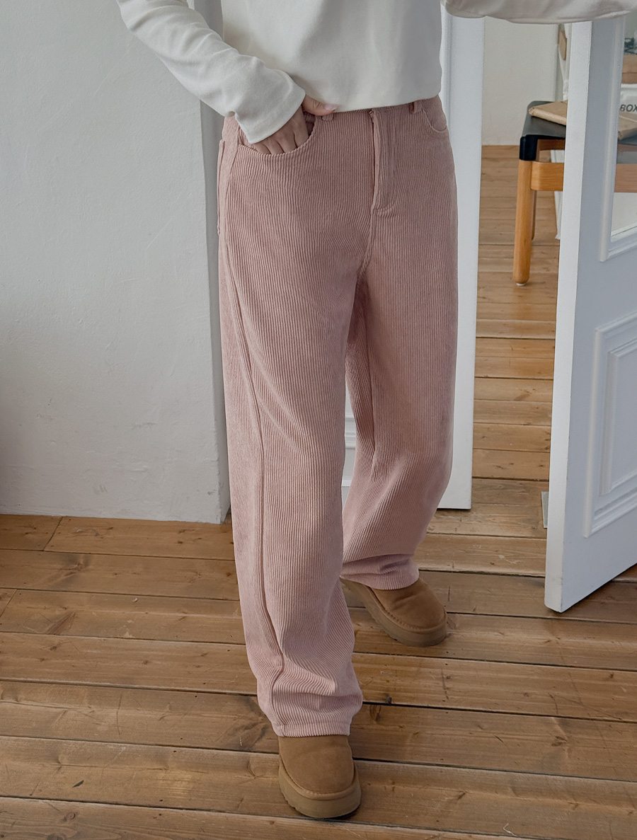 オントビーの長さ別の隆起毛ストレートコーデュロイパンツ