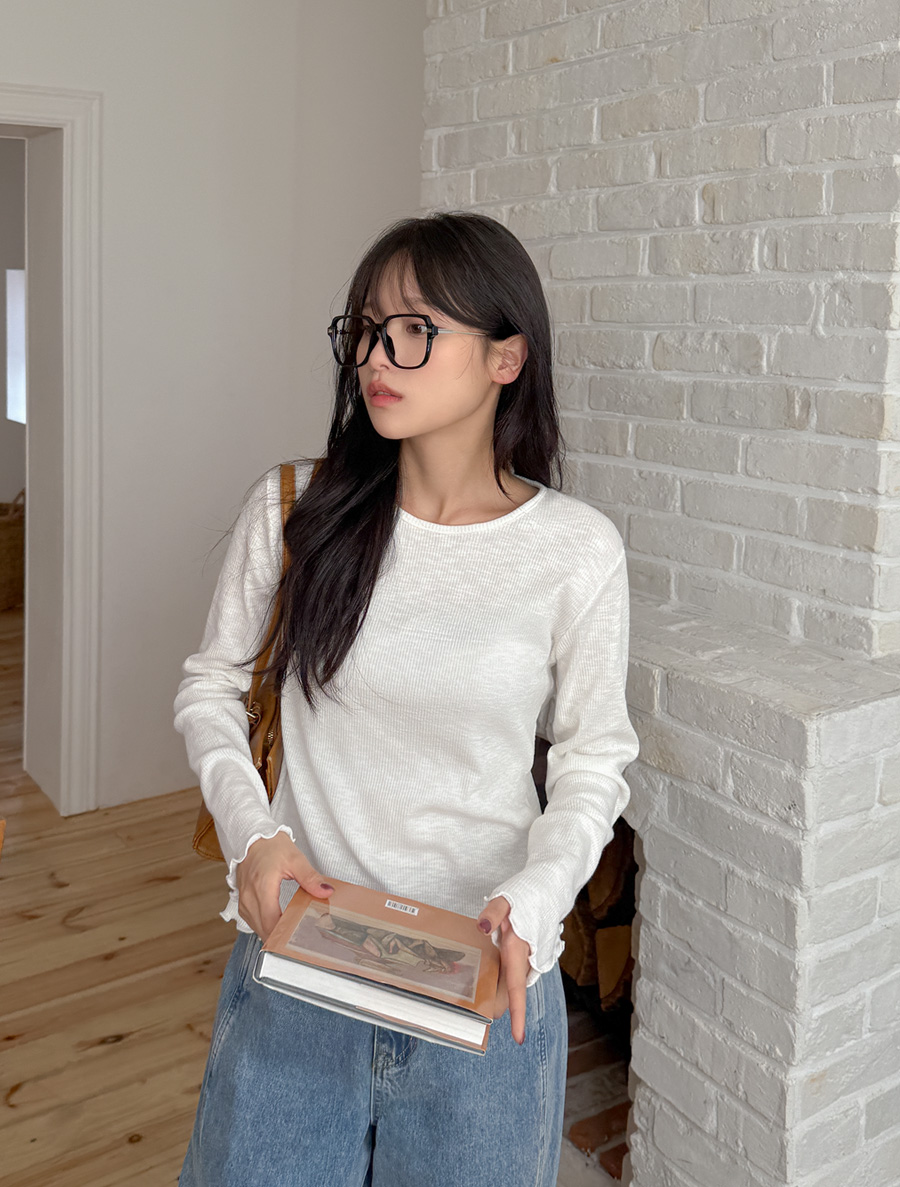 ハーフティーモーダル波ティーシャツ