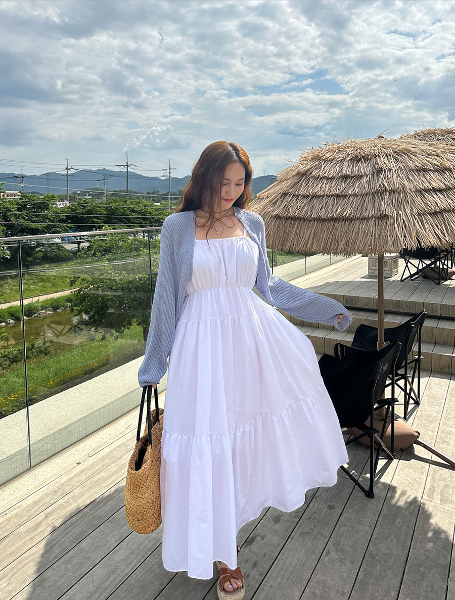 [EVELLET]セリンドビスティエカンカンロングワンピース