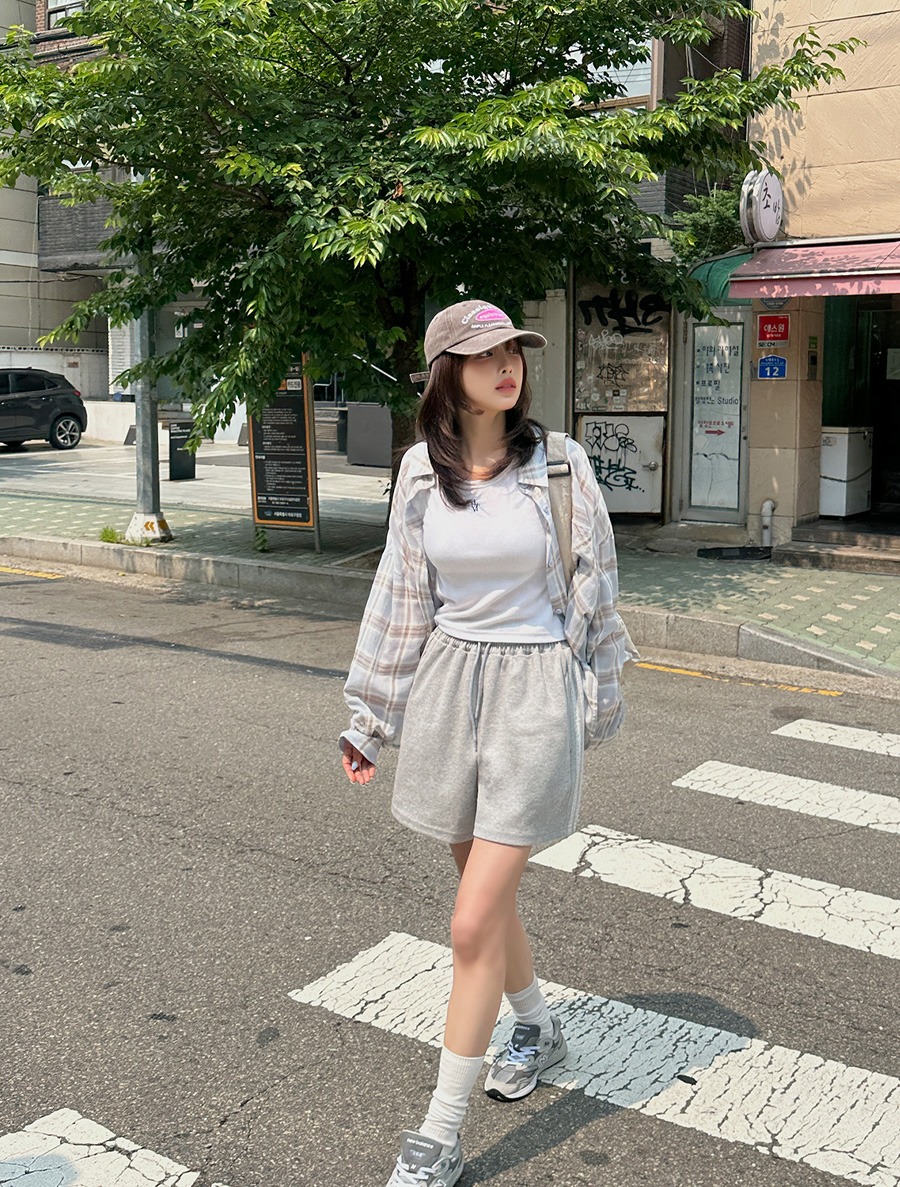 [EVELLET]リテンブレースAライン4.5分丈ウエストバンドパンツ